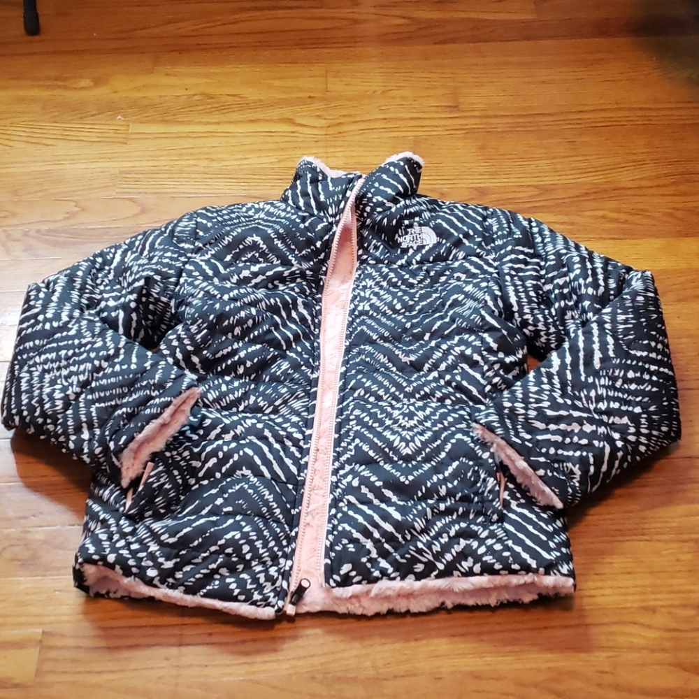 Girl's Reversible The North Face Jacket